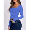 imageANRABESS Women Double Lined Long Sleeve Crop Tops Shirts Square Neck Tight Fitted Going Out TShirt Basic Tee Outfits 2026Blue