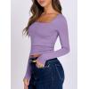 imageANRABESS Women Double Lined Long Sleeve Crop Tops Shirts Square Neck Tight Fitted Going Out TShirt Basic Tee Outfits 2026Purple