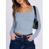 imageANRABESS Women Double Lined Long Sleeve Crop Tops Shirts Square Neck Tight Fitted Going Out TShirt Basic Tee Outfits 2026Sky