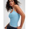 imageANRABESS Women Halter Crop Tank Tops V Neck Backless Ribbed Fitted Sleeveless Cami Shirts 2026 Summer Workout Gym ClothesLight Blue