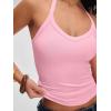 imageANRABESS Women Halter Crop Tank Tops V Neck Backless Ribbed Fitted Sleeveless Cami Shirts 2026 Summer Workout Gym ClothesPink