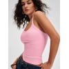 imageANRABESS Women Halter Crop Tank Tops V Neck Backless Ribbed Fitted Sleeveless Cami Shirts 2026 Summer Workout Gym ClothesPink