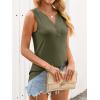 imageANRABESS Women Henley Tank Sleeveless Tops 2026 Casual Summer Work ShirtsArmy Green