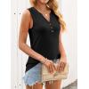 imageANRABESS Women Henley Tank Sleeveless Tops 2026 Casual Summer Work ShirtsBlack