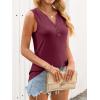 imageANRABESS Women Henley Tank Sleeveless Tops 2026 Casual Summer Work ShirtsBurgundy