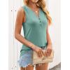 imageANRABESS Women Henley Tank Sleeveless Tops 2026 Casual Summer Work ShirtsGray Green