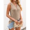 imageANRABESS Women Henley Tank Sleeveless Tops 2026 Casual Summer Work ShirtsKhaki