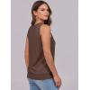 imageANRABESS Women Tank Tops Summer V Neck Sleeveless Casual Loose Fit Cute Cami Basic T Shirts Solid Tees 2026 Trendy OutfitsDark Brown