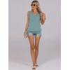 imageANRABESS Women Tank Tops Summer V Neck Sleeveless Casual Loose Fit Cute Cami Basic T Shirts Solid Tees 2026 Trendy OutfitsGreen Blue