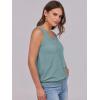 imageANRABESS Women Tank Tops Summer V Neck Sleeveless Casual Loose Fit Cute Cami Basic T Shirts Solid Tees 2026 Trendy OutfitsGreen Blue
