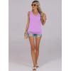 imageANRABESS Women Tank Tops Summer V Neck Sleeveless Casual Loose Fit Cute Cami Basic T Shirts Solid Tees 2026 Trendy OutfitsLilac