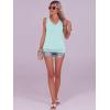 imageANRABESS Women Tank Tops Summer V Neck Sleeveless Casual Loose Fit Cute Cami Basic T Shirts Solid Tees 2026 Trendy OutfitsMint Green