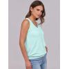 imageANRABESS Women Tank Tops Summer V Neck Sleeveless Casual Loose Fit Cute Cami Basic T Shirts Solid Tees 2026 Trendy OutfitsMint Green