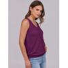imageANRABESS Women Tank Tops Summer V Neck Sleeveless Casual Loose Fit Cute Cami Basic T Shirts Solid Tees 2026 Trendy OutfitsPurple