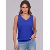 imageANRABESS Women Tank Tops Summer V Neck Sleeveless Casual Loose Fit Cute Cami Basic T Shirts Solid Tees 2026 Trendy OutfitsRoyal Blue