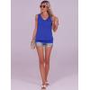 imageANRABESS Women Tank Tops Summer V Neck Sleeveless Casual Loose Fit Cute Cami Basic T Shirts Solid Tees 2026 Trendy OutfitsRoyal Blue