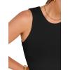 imageANRABESS Womens Crop Tank Tops High Neck Sleeveless Ribbed Knit Slim Fit Shirts 2026 Summer Casual Basic Workout ClothesBlack