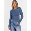 imageANRABESS Womens Long Sleeve Shirts Crew Neck Fitted Knit Casual TShirt Going Out Tops Basic Tees Fall Fashion Outfits 2025Deep Blue