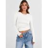 imageANRABESS Womens Long Sleeve Shirts Crew Neck Fitted Knit Casual TShirt Going Out Tops Basic Tees Fall Fashion Outfits 2025White