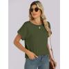 imageANRABESS Womens Oversized Short Sleeve T ShirtsArmy Green