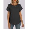 imageANRABESS Womens Oversized Short Sleeve T ShirtsBlack