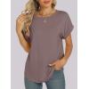 imageANRABESS Womens Oversized Short Sleeve T ShirtsBrown