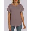 imageANRABESS Womens Oversized Short Sleeve T ShirtsBrown