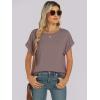 imageANRABESS Womens Oversized Short Sleeve T ShirtsBrown