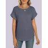 imageANRABESS Womens Oversized Short Sleeve T ShirtsGray