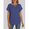 imageANRABESS Womens Oversized Short Sleeve T ShirtsGray Blue