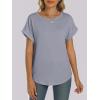 imageANRABESS Womens Oversized Short Sleeve T ShirtsGrey