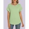 imageANRABESS Womens Oversized Short Sleeve T ShirtsLight Green