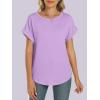 imageANRABESS Womens Oversized Short Sleeve T ShirtsLilac