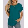 imageANRABESS Womens Oversized Short Sleeve T ShirtsTeal