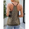 imageANRABESS Womens Sequin Tank Tops Sparkle Glitter Shirts Sexy Party Shimmer Camisole Sleeveless V Neck Summer Going Out VestBlack Gold