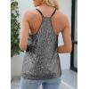 imageANRABESS Womens Sequin Tank Tops Sparkle Glitter Shirts Sexy Party Shimmer Camisole Sleeveless V Neck Summer Going Out VestBlack White