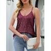 imageANRABESS Womens Sequin Tank Tops Sparkle Glitter Shirts Sexy Party Shimmer Camisole Sleeveless V Neck Summer Going Out VestBurgundy