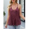 imageANRABESS Womens Sequin Tank Tops Sparkle Glitter Shirts Sexy Party Shimmer Camisole Sleeveless V Neck Summer Going Out VestBurgundy
