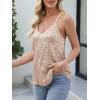 imageANRABESS Womens Sequin Tank Tops Sparkle Glitter Shirts Sexy Party Shimmer Camisole Sleeveless V Neck Summer Going Out VestChampagne
