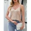 imageANRABESS Womens Sequin Tank Tops Sparkle Glitter Shirts Sexy Party Shimmer Camisole Sleeveless V Neck Summer Going Out VestChampagne
