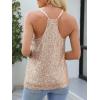 imageANRABESS Womens Sequin Tank Tops Sparkle Glitter Shirts Sexy Party Shimmer Camisole Sleeveless V Neck Summer Going Out VestChampagne