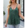 imageANRABESS Womens Sequin Tank Tops Sparkle Glitter Shirts Sexy Party Shimmer Camisole Sleeveless V Neck Summer Going Out VestGreen
