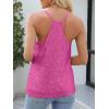 imageANRABESS Womens Sequin Tank Tops Sparkle Glitter Shirts Sexy Party Shimmer Camisole Sleeveless V Neck Summer Going Out VestHot Pink