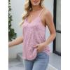 imageANRABESS Womens Sequin Tank Tops Sparkle Glitter Shirts Sexy Party Shimmer Camisole Sleeveless V Neck Summer Going Out VestPink