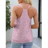 imageANRABESS Womens Sequin Tank Tops Sparkle Glitter Shirts Sexy Party Shimmer Camisole Sleeveless V Neck Summer Going Out VestPink
