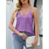 imageANRABESS Womens Sequin Tank Tops Sparkle Glitter Shirts Sexy Party Shimmer Camisole Sleeveless V Neck Summer Going Out VestPurple