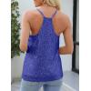imageANRABESS Womens Sequin Tank Tops Sparkle Glitter Shirts Sexy Party Shimmer Camisole Sleeveless V Neck Summer Going Out VestRoyal Blue