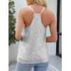 imageANRABESS Womens Sequin Tank Tops Sparkle Glitter Shirts Sexy Party Shimmer Camisole Sleeveless V Neck Summer Going Out VestSilver