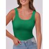 imageANRABESS Womens Sleeveless Scoop Neck Tank Top Ribbed Fitted Summer Basic Slim Cute Tops 2026Bright Green