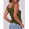 imageANRABESS Womens Sleeveless Scoop Neck Tank Top Ribbed Fitted Summer Basic Slim Cute Tops 2026Green